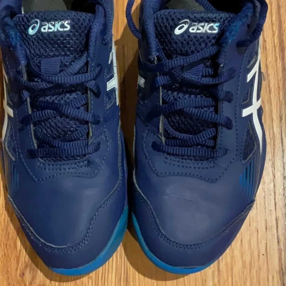ASICS: Boy’s Gel Grade 8 Blue Expanse/White Tennis SHOES Size 5
